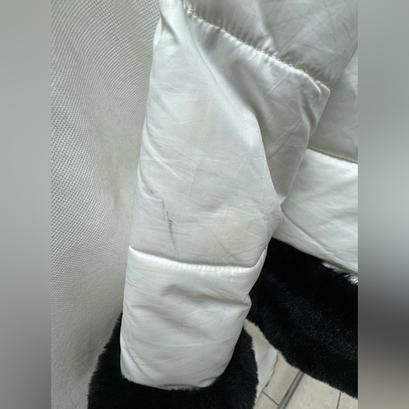 Mayoral big girls faux fur trimmed cropped jacket - Picture 6 of 8